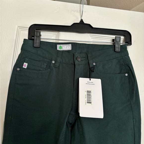 NEW Stio | Rivet Canvas Pant Treeline Green Sz 2S - Picture 3 of 11